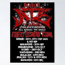Stray Kids Poster - DOMINATE 2024 Tour Dark Edition Poster