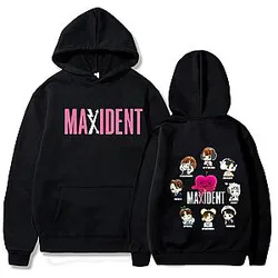Stray Kids Hoodie – Maxident Chibi Printed Double Sides Pullover Hoodie