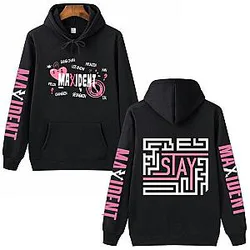 Stray Kids Hoodie – Maxident Stay Printed Double Sides Pullover Hoodie