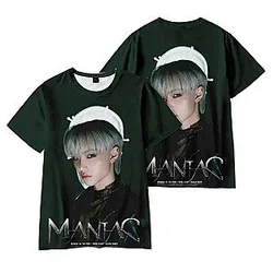 Stray Kids T-Shirts – Felix Maniac Style Printed T-Shirt