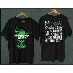 Stray Kids T-Shirts - 2nd World Tour MANIAC 2022 Double Sided Tee