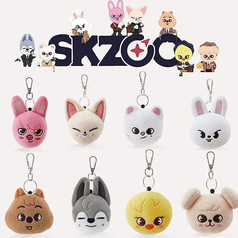 Stray Kids Keychains – Cute Foxl Ny Skzoo Stuffed Keychain | Stray
