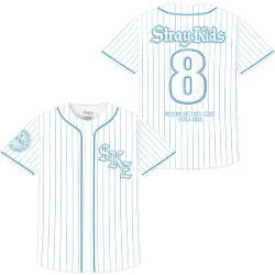 Number 8 DTNK2110 Baseball Jersey Stray Kids Cloth
