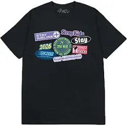 Stay Airline DTNK2110 Stray Kids T-Shirts