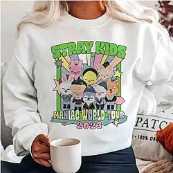 Stray Kids Sweatshirts - SKZOO 2023 Maniac World Tour Sweatshirt