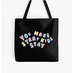 Stray Kids Bags - You Make Stray Kids Stay Pastel Tote Bag