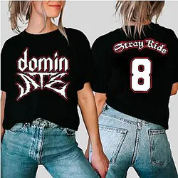 Stray Kids T-Shirts - Stray Kids 8 DominATE World Tour T-shirt