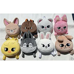Stray Kids Backpacks Plush Cartoon KPOP Student Backpack Stray Kids Backpacks