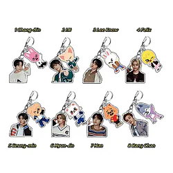 Stray Kids Keychains Felix Bang Chan Hwang Hyun Jin Chang-Bin Stray Kids Keychains