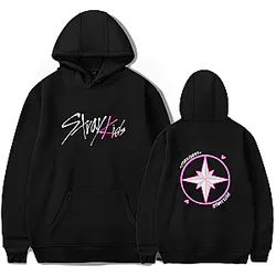 Stray Kids Hoodie - Stray Kids Maxident Logo Lightstick Pullover Hoodie