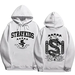 Stray Kids Hoodie - Stray Kids Black Dragon Pullover Hoodie