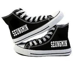 Stray Kids Shoes - Seungmin Kpop SKZ Logo High Top Converse Sneaker