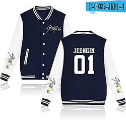 Stray Kids Jackets - I.N Member Bomber Style Baseball Jacket
