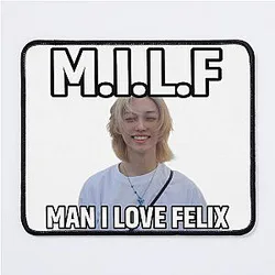 Stray Kids Mouse Pads - Felix MILF Man Edition