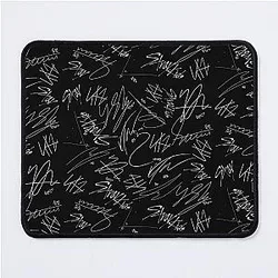 Stray Kids Mouse Pads - Logo and Autograph Scribble Pattern