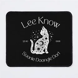 Stray Kids Mouse Pads - Lee Know Cat Lovers Edition