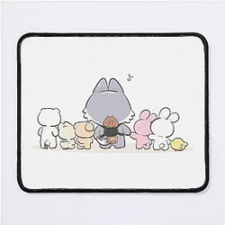 Stray Kids Mouse Pads - SKZOO Vibe with Cute Characters