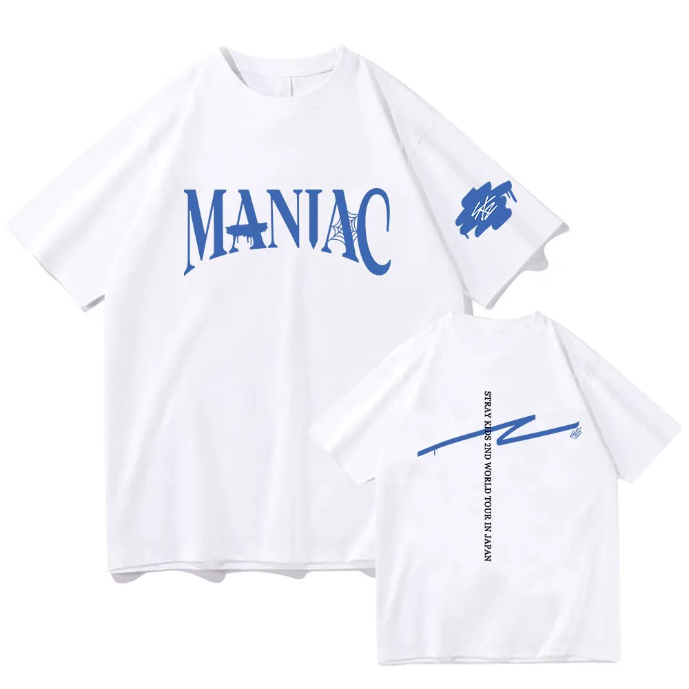 Stray Kids MANIAC Tour 2022 Kpop Unisex Casual Style T-shirt