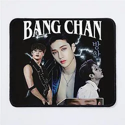 Stray Kids Mouse Pads - Vintage Bang Chan 90s Retro Tee