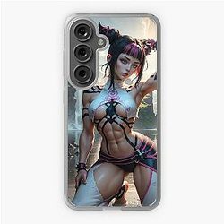 Han Juri Street Fighter Illustration Samsung Galaxy Soft Case
