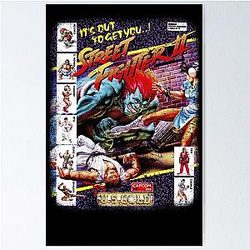 Street Fighter II - Blanka Poster