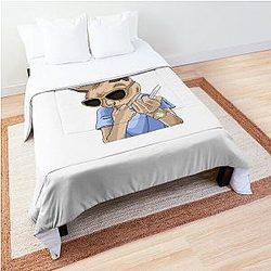 street fighter cat Comforter