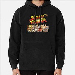 Street Fighter  retro game Pullover Hoodie