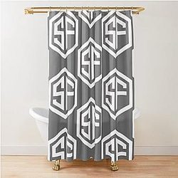 Street Fighter -  Custom Logo Design Shower Curtain