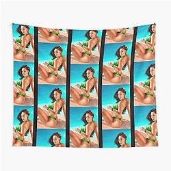 LAURA MASTUSDA STREET FIGHTER  Tapestry