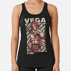 Vega - Street Fighter Racerback Tank Top