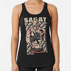 Sagat - Street Fighter Racerback Tank Top