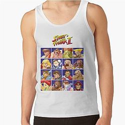 Street Fighter II Select Character Tank Top