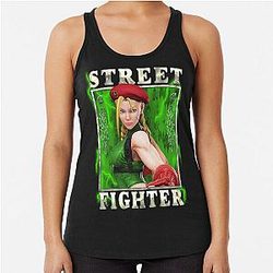 Street Fighter 5 - Cammy SFSF5 Racerback Tank Top