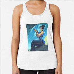 Alpha Chun-li. Street Fighter Racerback Tank Top