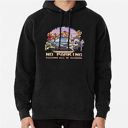 Street Fighter No Parking Violators will be Destroyed Classic T-Shirt Pullover Hoodie