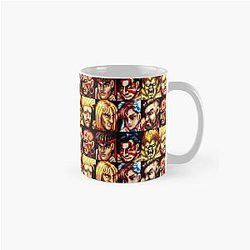 Street Fighter Retro Character List Classic Mug