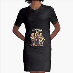 Hard Rock Band Stryper Graphic T-Shirt Dress