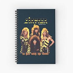 하드 록 밴드 Stryper 나선형 노트북