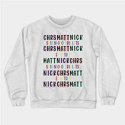 Sturniolo Triplets Let's Trip - Chris - Matt - Nick Sweatshirt TP0509