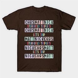 Sturniolo Triplets Let's Trip - Chris - Matt - Nick T-Shirt TP0509