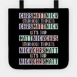 Sturniolo Triplets Let's Trip - Chris - Matt - Nick Bag TP0509