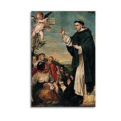 Sermon by St Vy Favorite Ferrer Poster Canvas Wall Art Decoration