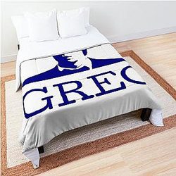 Greg from Succession (Navy) Comforter