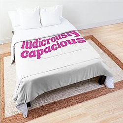 Ludicrously Capacious - Succession Quote Comforter