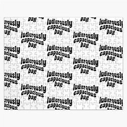 Ludicrously Capacious Bag - Succession b&w  Jigsaw Puzzle