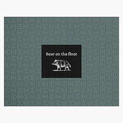 Boar on the floor succession qoute  Jigsaw Puzzle