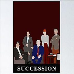 Succession Minimalist Inspired Print Poster