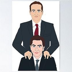 Tom and Greg Succession Poster