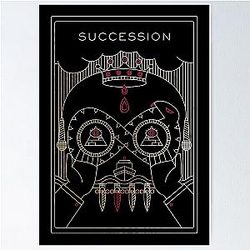 Succession Skull Poster