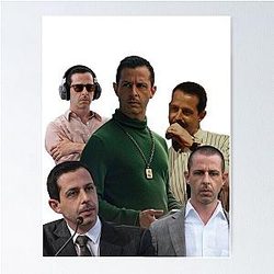 Jeremy Strong as Kendall Roy, Succession Poster